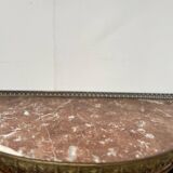 Vitrine Galbée de style Napoléon III en Acajou et Placage XX siècle