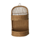 Rattan shelf, vintage storage
