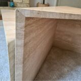 2-item travertine lounge tables
