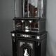 Display Cabinet in Blackened Pear Wood, Napoléon III period – 2nd half of the 19th century