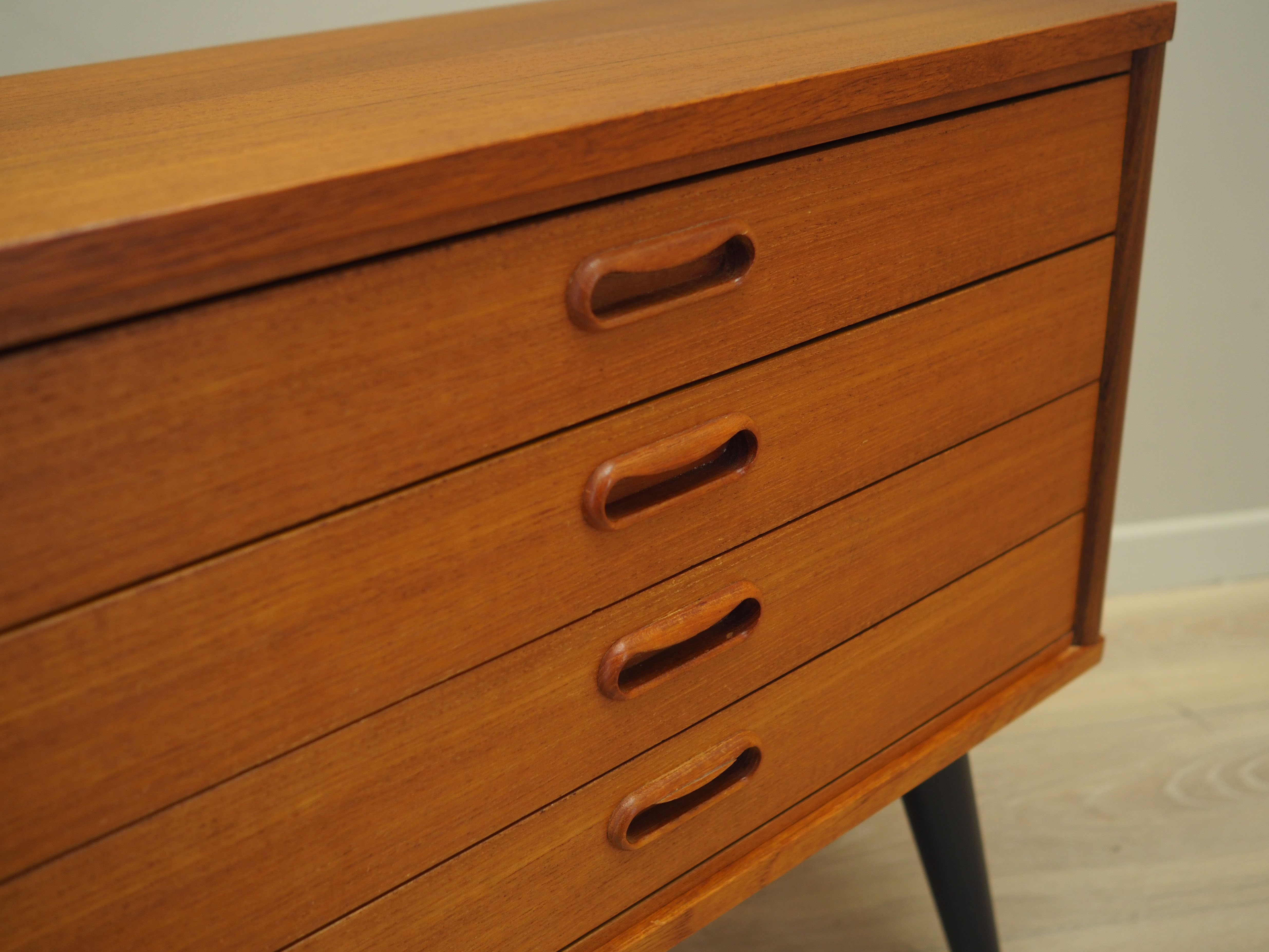 Teak chest of drawers, Danish design, 1970s, production: Denmark
