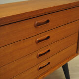 Teak chest of drawers, Danish design, 1970s, production: Denmark