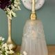 Vintage Art Deco curved tulip wall light - Degué