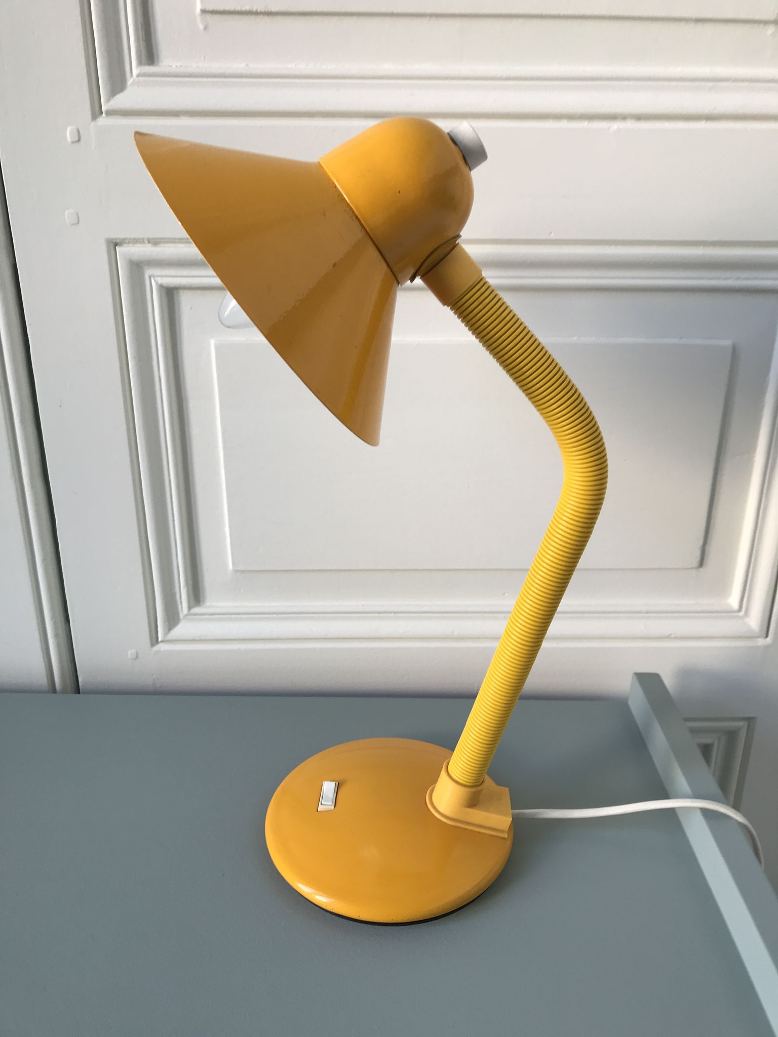 Lampe articulée Aluminor jaune