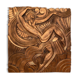 Bas-relief in Art Deco plaster
