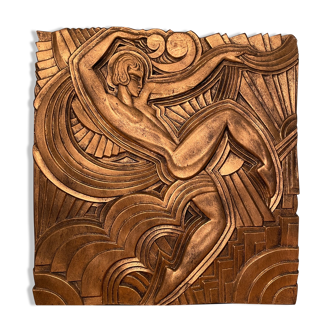 Bas-relief in Art Deco plaster