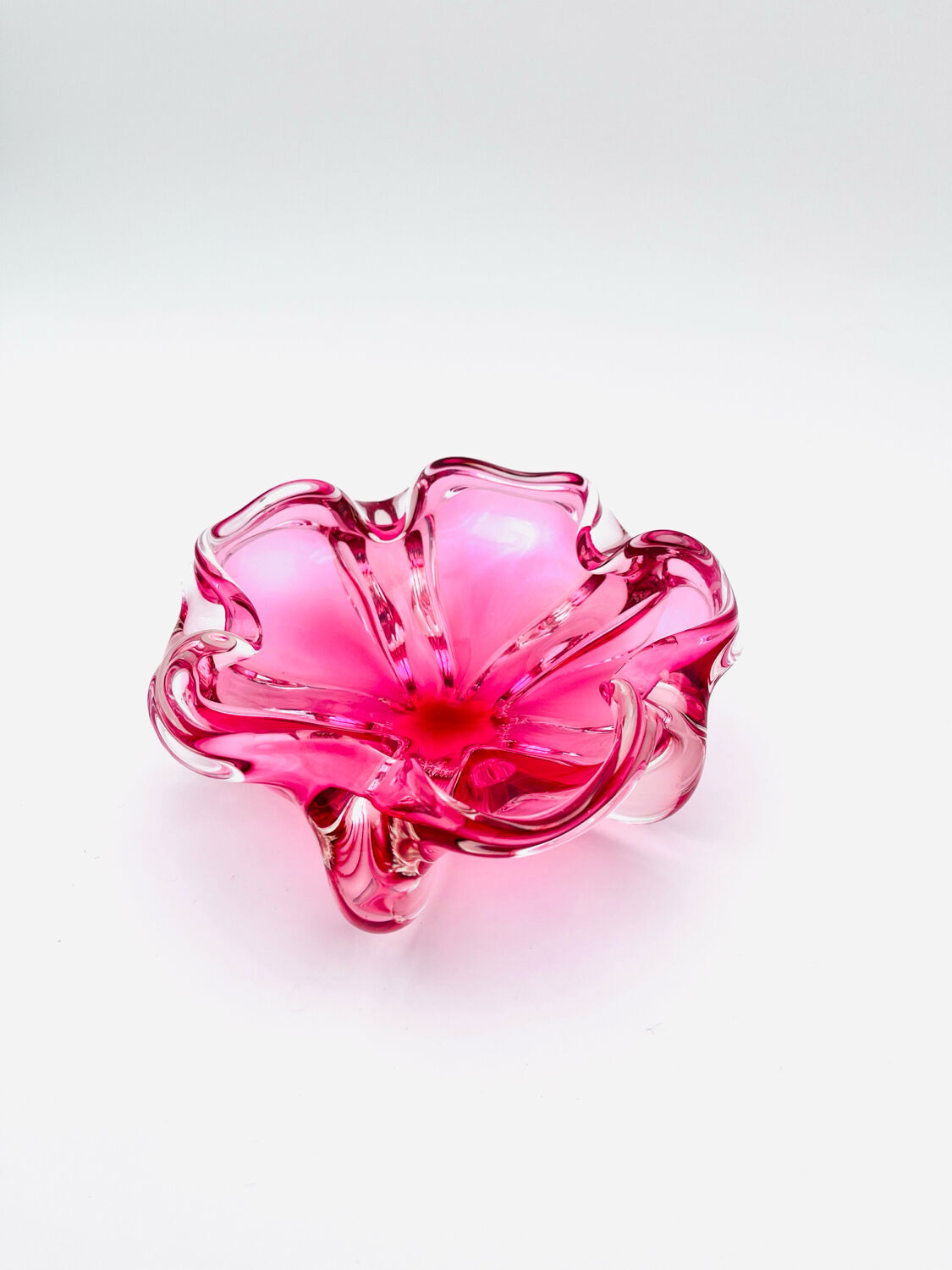 "Fleur" Mid-Century Coupe in Bohemian Crystal – Josef Hospodka - 1960