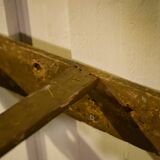 Console en bois doré et marbre XIXème