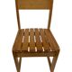 Vintage Pinewood dining chair 70's minimalist design