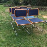 Set of 6 Cesca chairs by Marcel Breuer