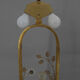 Lampe de table perroquet en cristal, années 1970