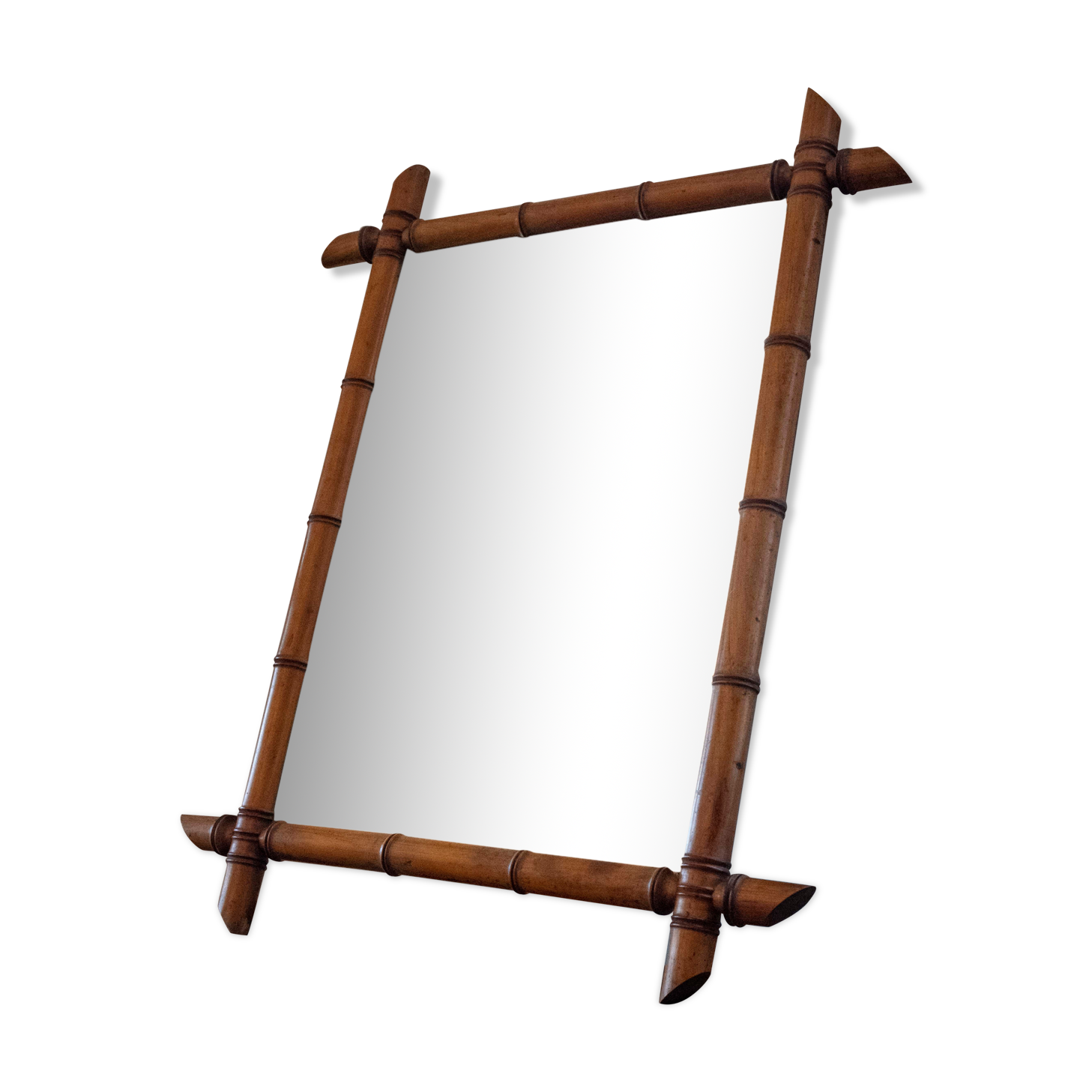 71 X 57 bamboo mirror