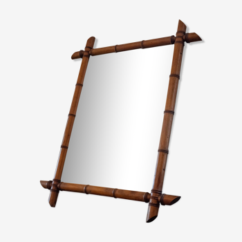 71 X 57 bamboo mirror