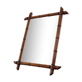 71 X 57 bamboo mirror