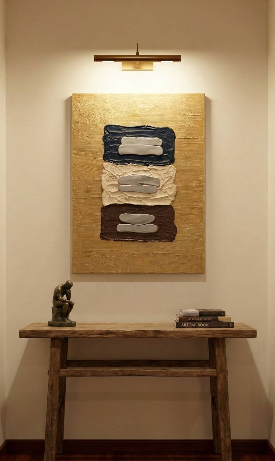 Silver Memory - Contemporary Textured Canvas Painting