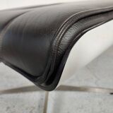 Design leather armchair, 80s/90s