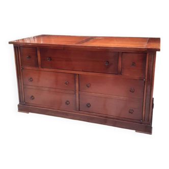 Commode Roche bobois en bois massif patine