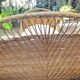 Vintage seventies rattan children's basket.
