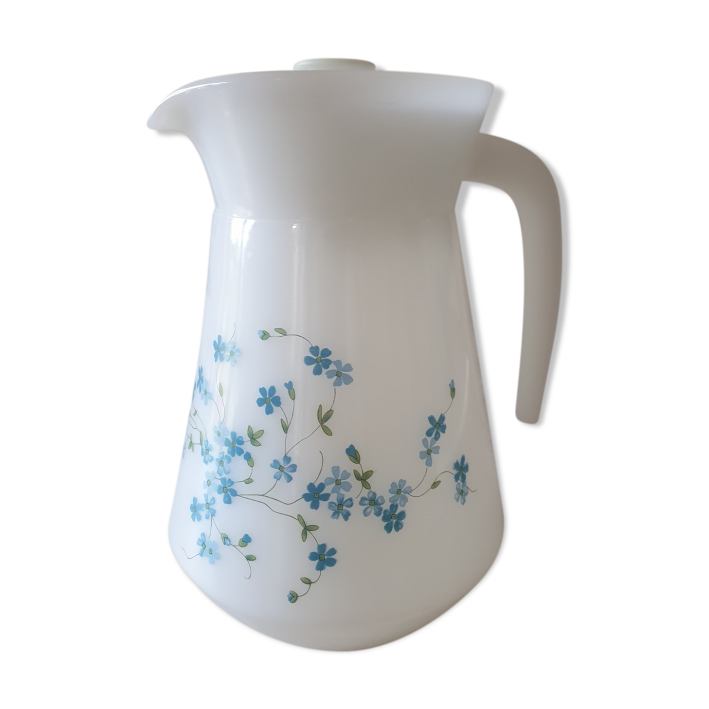 Pitcher Arcopal forget-me-not 70s