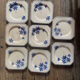 Flower plates from Moulin des Loups