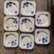 Assiettes fleurs Moulin des loups