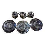 Set of 3 Morvan cups and saucers.