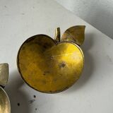 Brass "apple" pocket watch