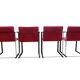 Set of 4 vintage dining chairs, 1980s