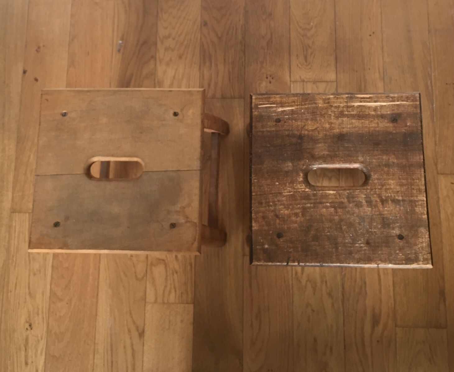 Pair of architects stools