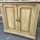 Small rustic alsatian furniture circa 1900 painted fir buffet craft furniture popular art sideboard