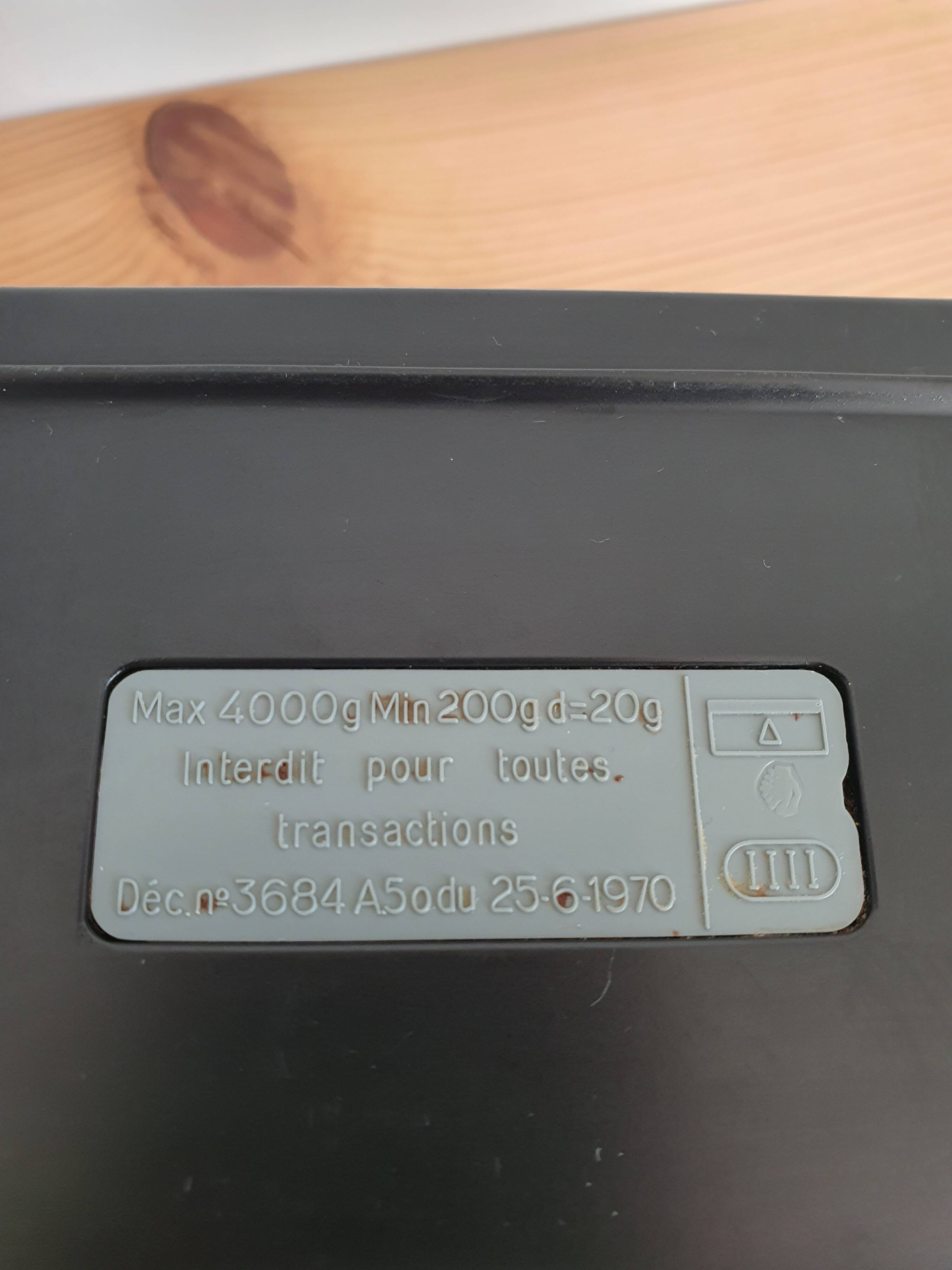 Vintage Terraillon scale