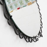 1950s metal mirror