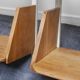 4 wooden wall shelves from the 1950