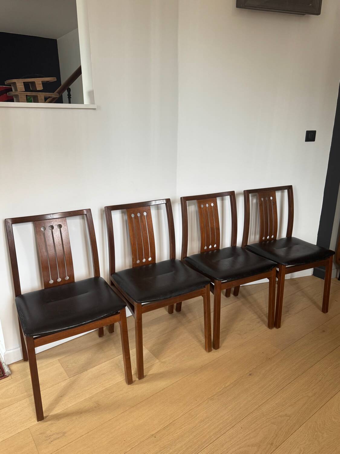 4 chairs by Jacques Hauville