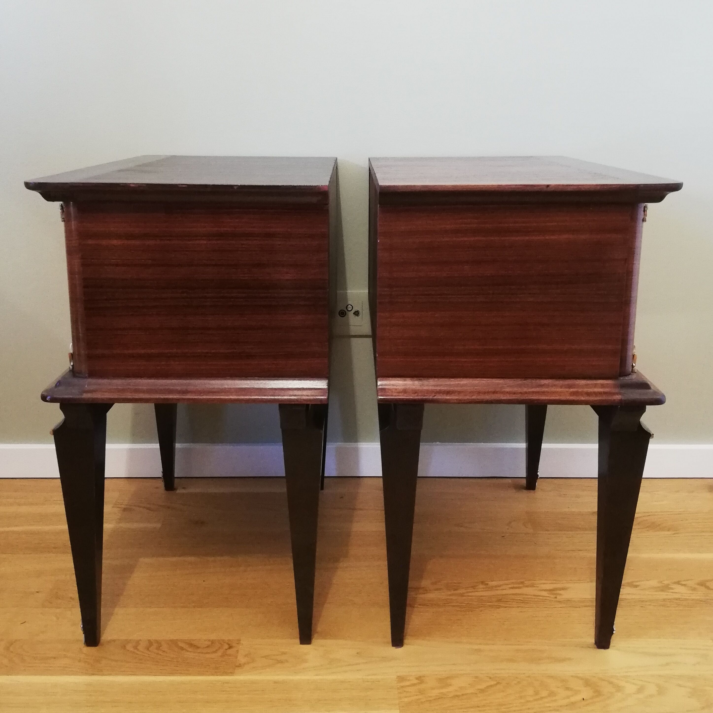 Pair of vintage bedside tables 60s
