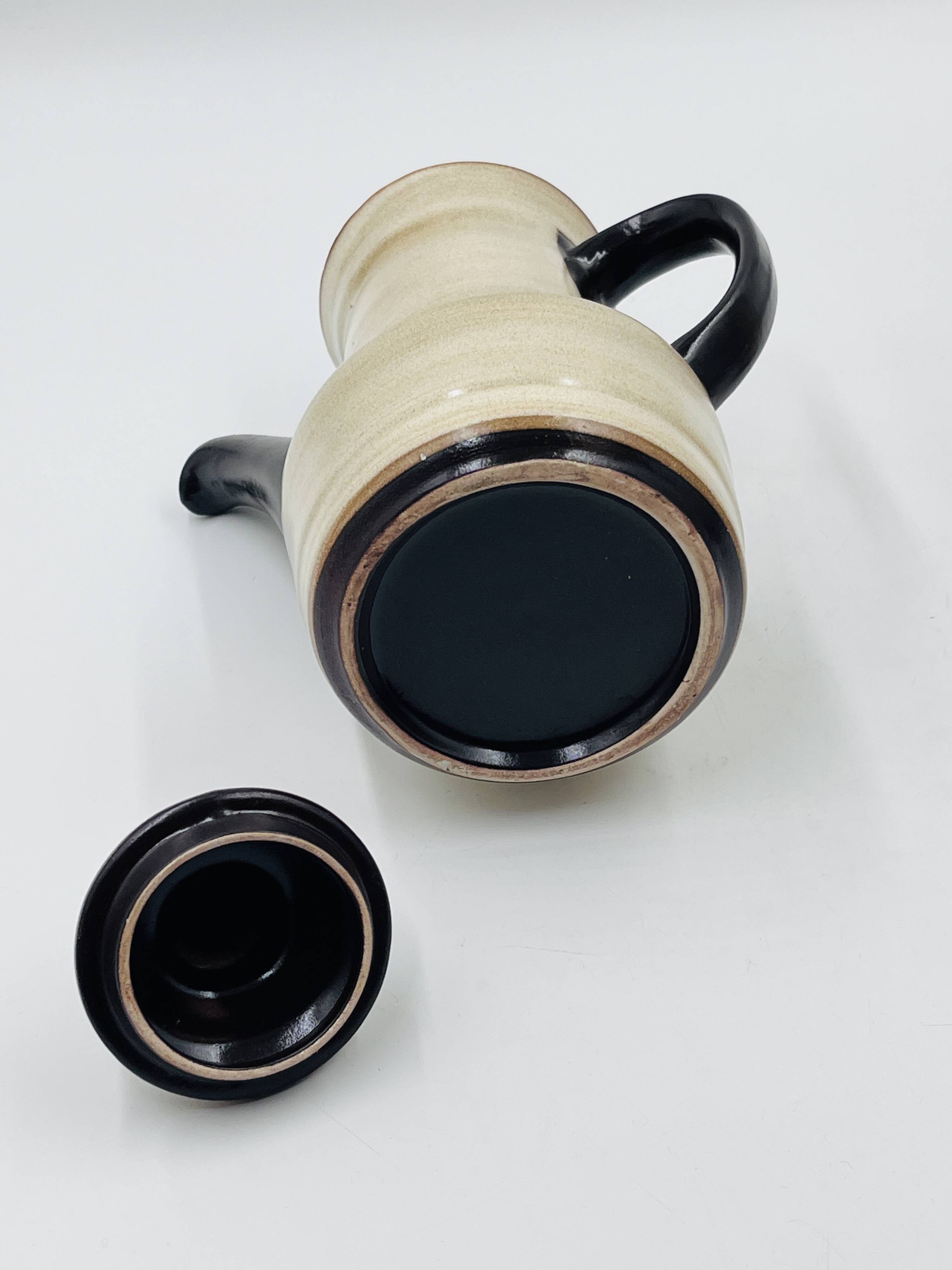 Vintage tableware service from West Germany from the 1970s.