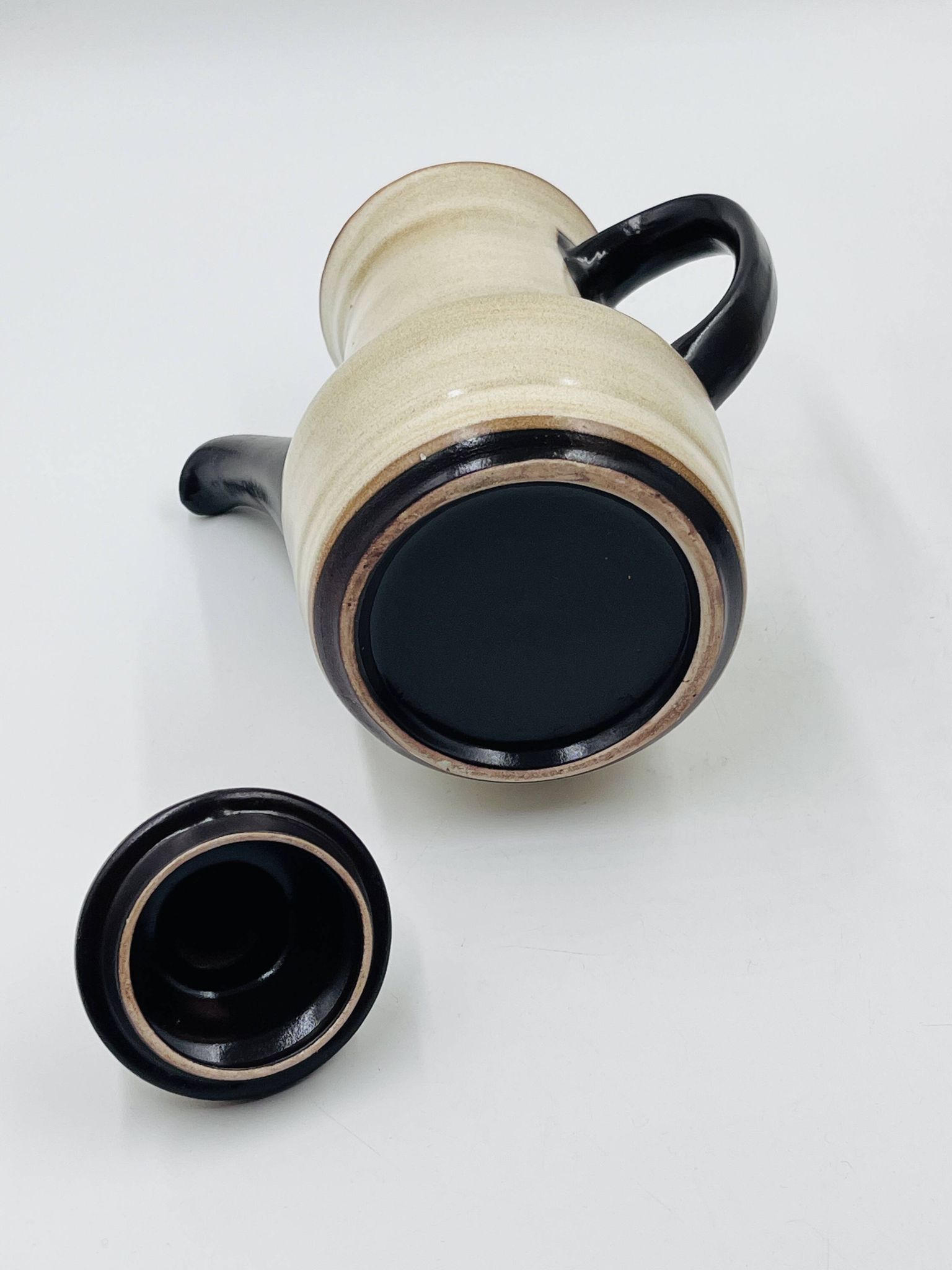 Vintage tableware service from West Germany from the 1970s.