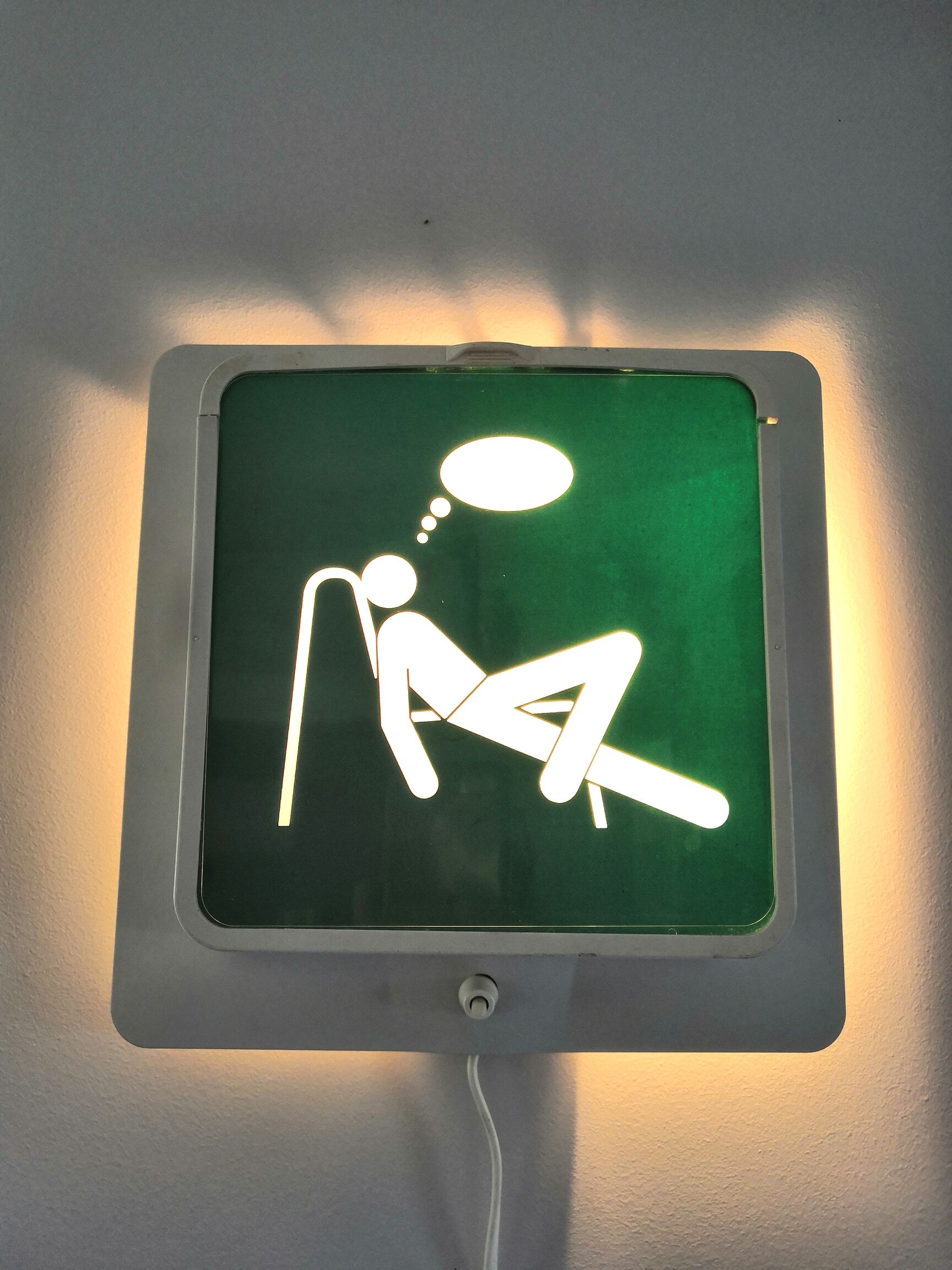 Vintage interchangeable wall lamp Ikea model Skugga