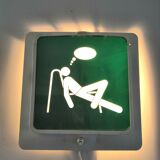 Vintage interchangeable wall lamp Ikea model Skugga