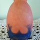 TULIP chandelier or lamp Marbled glass - Orange blue purple - Art Deco