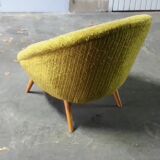 Fauteuil œuf  EGG années 50 style Jean Royere