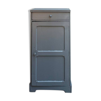 Meuble de métier, meuble à vinyles (rénové)