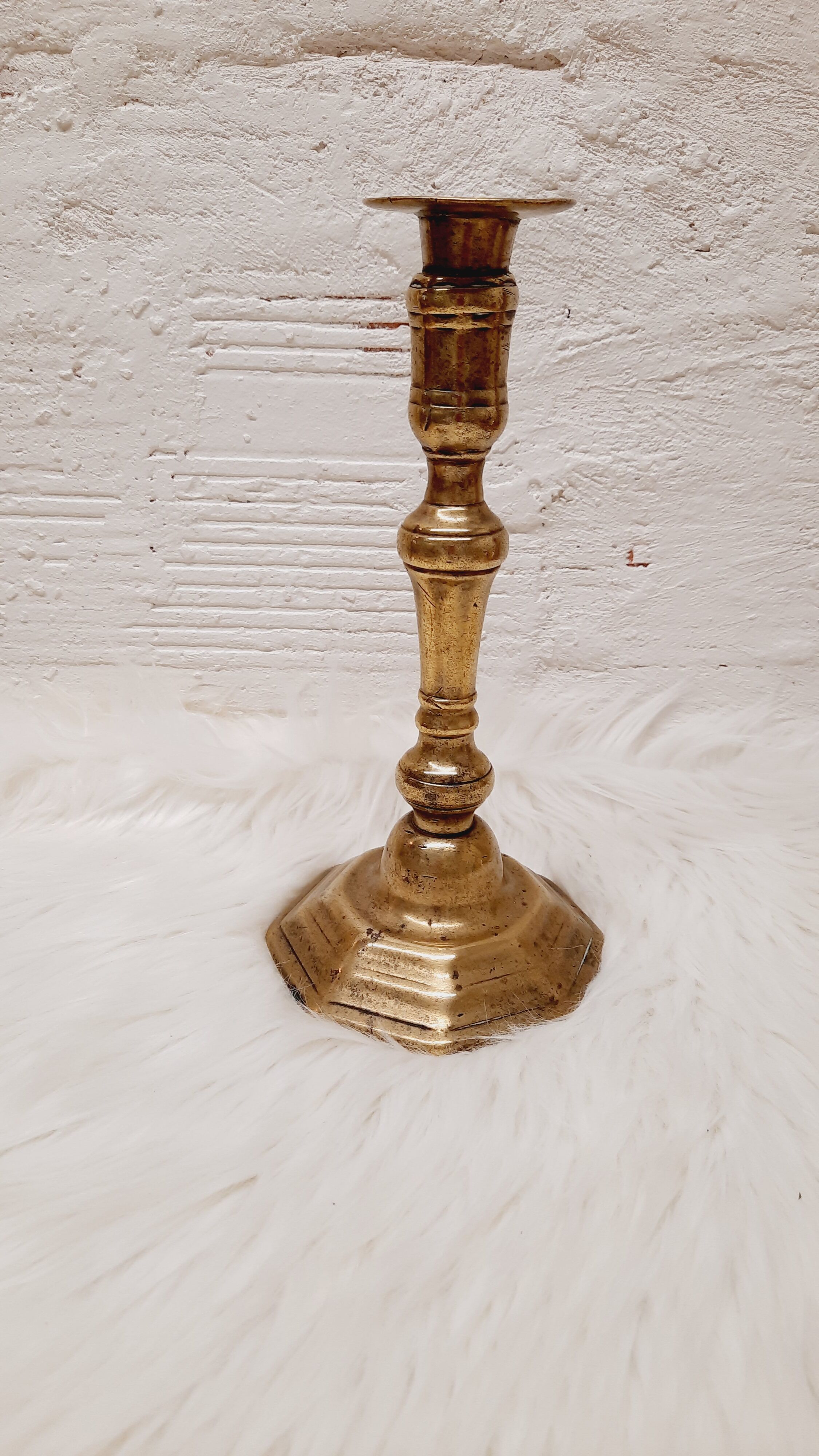 Golden bronze candlestick 13th century
