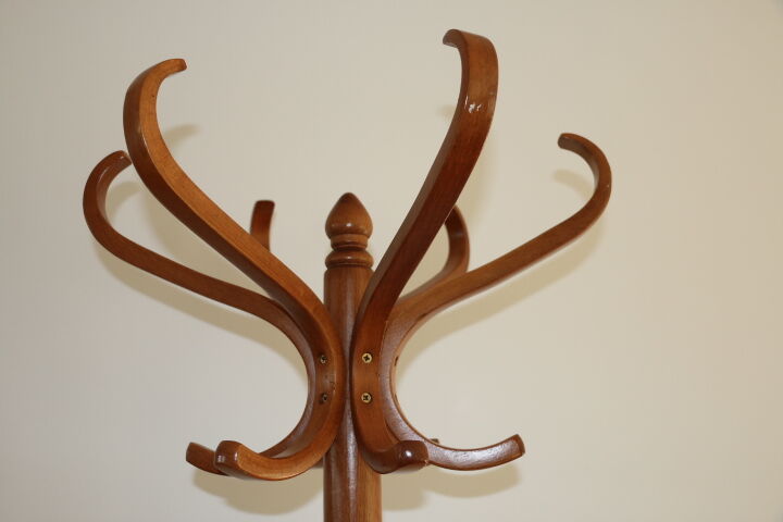 Baumann single beech parrot coat rack medium