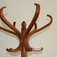 Baumann single beech parrot coat rack medium
