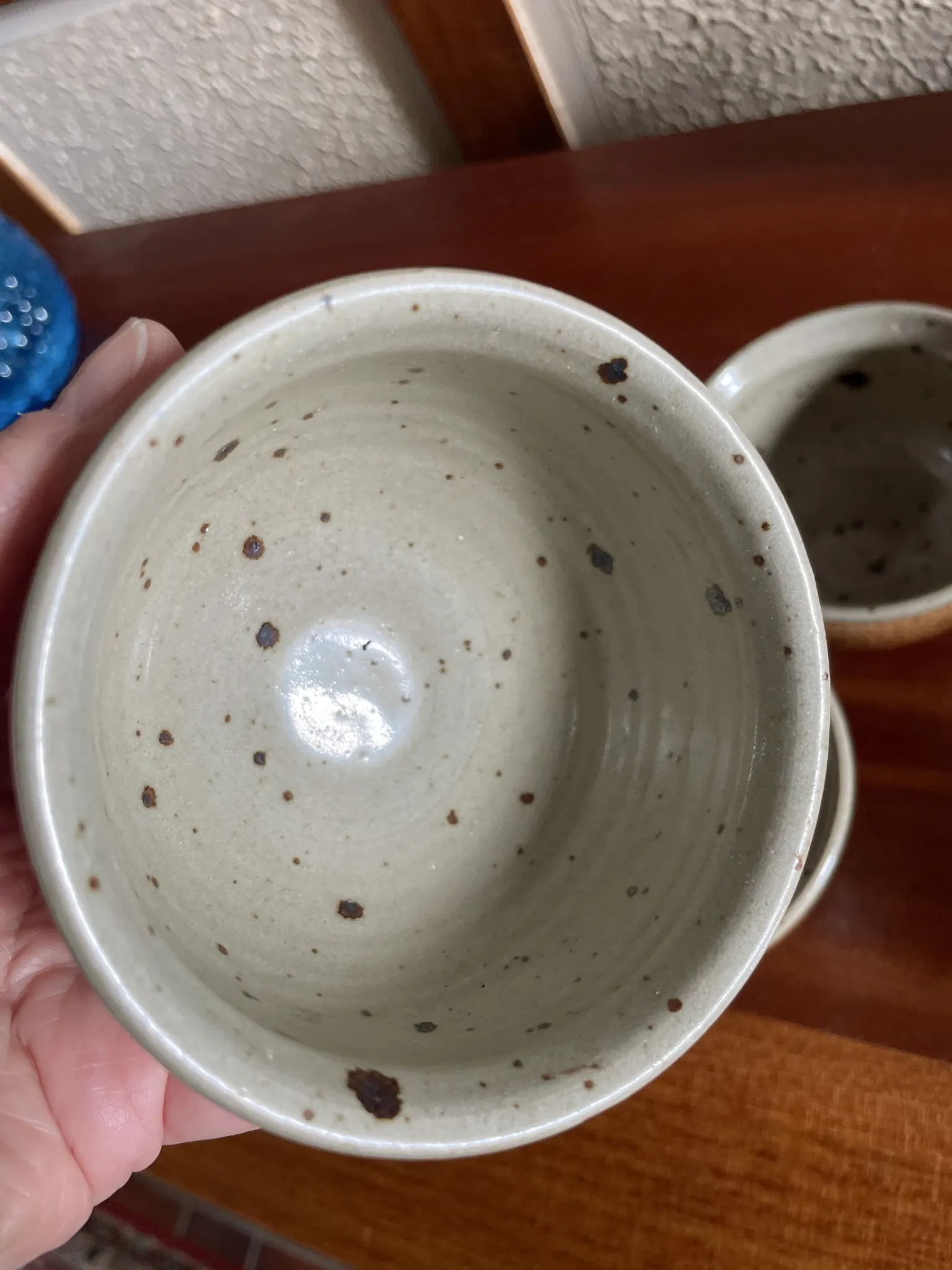 4 pyrite stone ramekins by Pierre Digan
