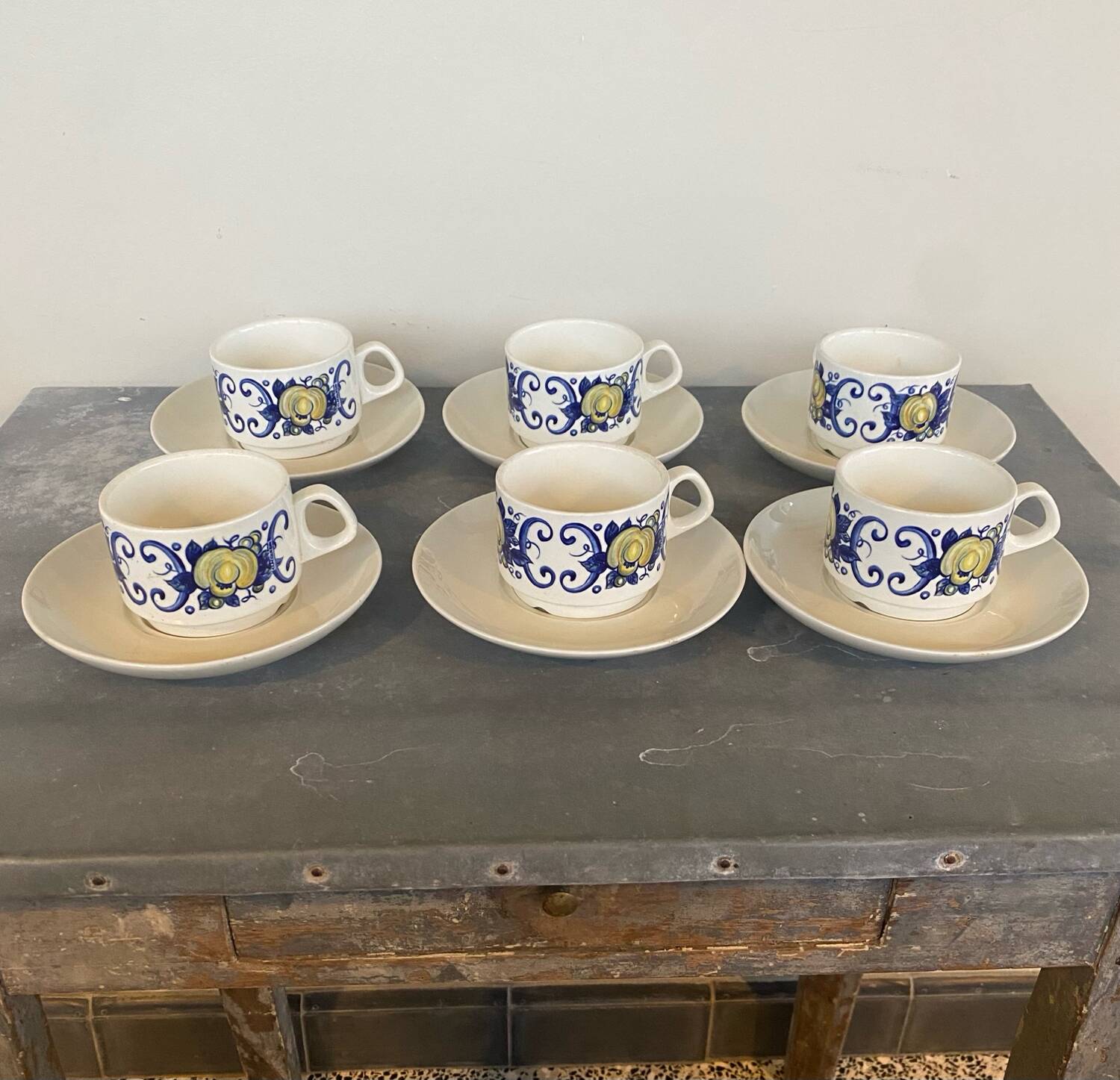 6 tasses Villeroy et Boch