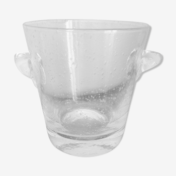 Bubble glass ice bucket