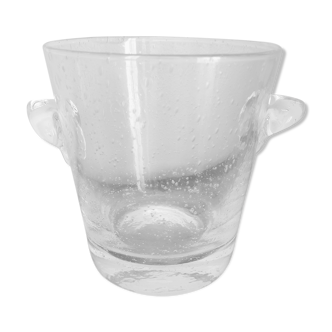 Bubble glass ice bucket