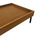 Lit d'appoint vintage en bouleau design métal années 60